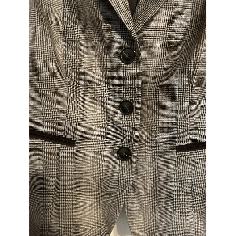 Laurèl Escada Wool Tweed Blazer 8 Preppy Old‎ Money Equestrian Designer Academia